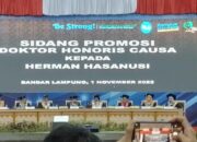 Herman HN Mendapatkan Gelar Doktor Honoris Causa dari Universitas Lampung