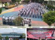 Kapolres Lampung Selatan AKBP Yusrian Yusrin Menjadi Pembina Upacara di SMAN 2 Kalianda