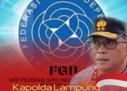 DPD FGII Lampung Ucapkan Terima Kasih Pada Kapolda yang ‘Rela’ Turun ke Sekolah Jadi Pembina Upacara Cegah Tawuran dan Narkoba