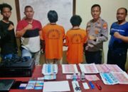 Gerak cepat Tim Tekab 308 Presisi Polsek Seputih Surabaya, Polres Lampung Tengah, Polda Lampung Berhasil Meringkus 2 Orang Pelaku Pengedar Uang Palsu (UPAL)