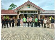 Jelang Nataru, Polsek Rumbia Lampung Tengah Gelar Rakor Lintas Sektoral.