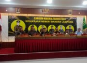 Kejari Bandar Lampung Adakan Kegiatan Press Release Capaian Kinerja Tahun 2023