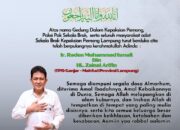 SPDB Drs. Pangeran Edward Syah Pernong, SH, MH Turut Berdukacita Atas Meninggalnya Ir. Raden Muhammad Ismail, ST