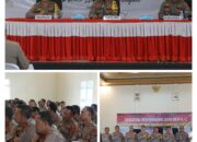 Kapolres Lampung Tengah Pimpin Penyerahan DIPA dan Penandatanganan Pakta Integritas T.A 2024