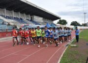 Lewati Tes Kesehatan, Calon Prajurit TNI AL di Lampung Adu Kemampuan Fisik