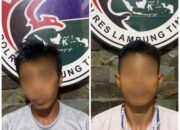 Edarkan Sabu Dua orang Warga Ditangkap Sat Res Narkoba Polres LamTim