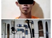 Curi Pompa Air Milik Warga, Pelaku Diamankan Polsek Selagai Lingga