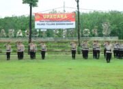 Polres Tulang Bawang Barat Upacara Hari Kesadaran Nasional, 4 Personel Polres Tulang Bawang Barat Terima Penghargaan