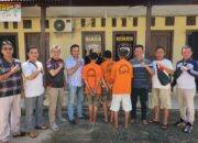 Polsek Gunung Sugih Tangkap 2 Pelaku Pencurian Pagar Makam Senilai Rp. 6 Juta Berikut 1 Orang Penadahnya