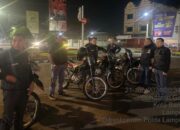 Antisipasi Geng Motor, Tawuran dan C3, Polda Lampung Gencar Lakukan Patroli