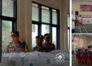 Kapolres Lamsel Pantau Langsung Rapat Pleno Terbuka Hasil Pemilu 2024 Digelar di Kec Penengahan Lamsel