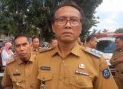 Pj Bupati OKI ir. H Asmar Wijaya pangil Dinas Perdagangan dan UPTD pasar Kayu agung