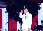 Pimpin Upacara Peringatan HUT Kabupaten Pringsewu Ke-15, Pj Bupati Marindo Kurniawan Ingatkan Prioritas Pembangunan 2024