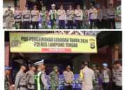 Pastikan Kesiapan Pengamanan, Kapolres Lampung Tengah Dampingi Wakapolda Lampung Cek Pos Ops Ketupat Krakatau 2024