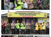 Naik Motor, Kapolres Lampung Tengah Cek Jalur dan Pos Pengamanan Jelang Lebaran 1445 H