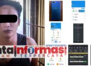Berantas segala bentuk aksi perjudian, seorang pria di Lampung Tengah inisial AF (28) diciduk Polisi gegara judi online
