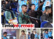 Kapolres Lampung Tengah Meninjau Langsung Penerimaan Anggota Polri T.A 2024