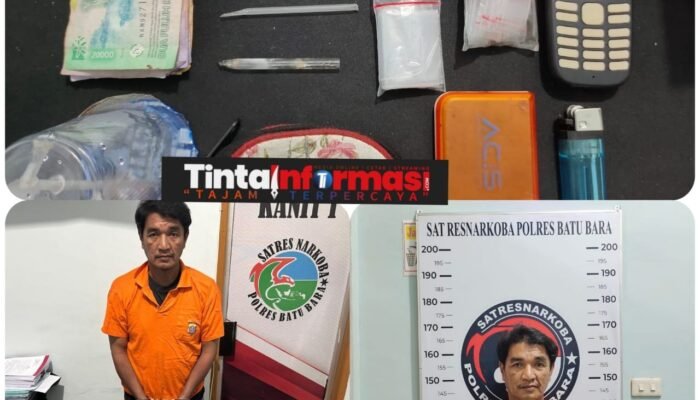 Bandar Narkoba Kembali Di Tangkap Sat Resnarkoba Polres Batu Bara