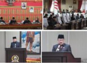 Rapat Paripurna DPRD Lamsel Sampaikan Ranperda Tentang Tanggung Jawab Pelaksanaan APBD Lamsel Tahun Anggaran 2023