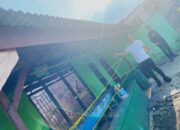 Iqbal Ardiansyah Ketua DPD KNPI Lampung Tinjau Lokasi Kebakaran di Kecamatan Rajabasa