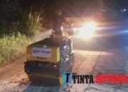 Tim URC Wilayah III DSDABMBK Respon Cepat Aduan Warga Perbaiki Ruas Jalan Desa Sukaindah.