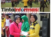 Wujud Sinergitas, TNI – Polri di Lampung Tengah Gelar Olah Raga Bersama Hingga Fun Game Dalam Menyambut Hari Bhayangkara Ke-78