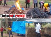 Meresahkan, Polsek Padang Ratu Bubarkan Praktek Judi Sabung Ayam di Perkebunan Sawit