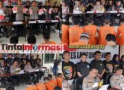 Ops Antik Krakatau 2024, Polres Lampung Tengah Gelar Konferensi Pers Keberhasilan Ungkap Kasus Narkoba