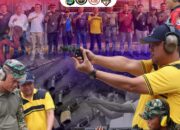 Sambut Hari Bhayangkara ke-78, Polres Lampung Tengah Gelar Latihan Menembak Bersama Forkopimda