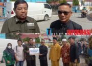 PT. KMH Serahkan Jalan Rabat Beton Ke Pemkot Sungai Penuh.