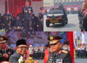 Kapolda Lampung Pimpin Upacara Hari Bhayangkara Ke-78