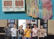 Asik Berjudi, 5 Pelaku Diamankan Polsek Terusan Nunyai