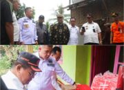 Bupati Pesawaran Tinjau Korban Angin Puting Beliung 