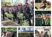 Kunker Presiden RI Ke Lampung Tengah, Dandim 0411/KM Bersama Kapolres Pimpin Apel Gabungan Kesiapan Pengamanan