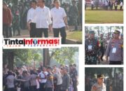Berjalan Aman Kondusif, Sinergitas 3 Pilar Lampung Tengah Sukseskan Kunjungan Kerja Presiden Jokowi