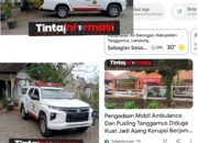 Dinkes Tanggamus Kedodoran, Viral Diberitakan Barulah TRITON Putih Muncul