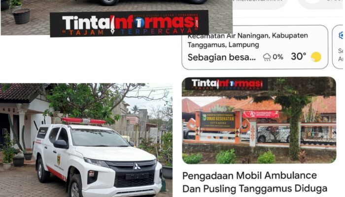 Dinkes Tanggamus Kedodoran, Viral Diberitakan Barulah TRITON Putih Muncul