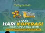 Dinas pendidikan Kabupaten Bekasi Mengucapkan Selamat Hari Koperasi