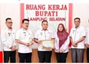 Program JKN Se-Provinsi Lampung di Raih Tiga besar Terbaik oleh Pemkab Lamsel 