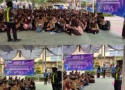 Ops Patuh Krakatau 2024, Satlantas Polres Lampung Tengah Dorong Pelajar Tertib Berlalu Lintas di Jalan Raya