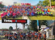 Silaturahmi Gowes Bareng Di Jalur Sabara Desa Hanura