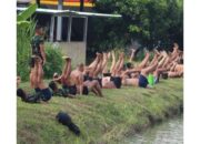 Asah Kemampuan, Prajurit Yonif 9 Marinir Laksanakan Renang Jarak 1 KM