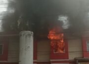 Pasar Induk Natar Hangus Dilalap Si Jago Merah