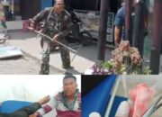 Oknum TNI AD Arogan Aniaya Warga,Diduga Beking Proyek Perusahaan