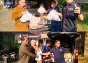 Wartawan di Balam Kebagian 100 Paket Daging Kurban Alumni SMP Negeri 1 Metro