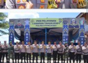Pastikan kelancaran Arus Mudik, Wakapoda Lampung Kunjungi Pos Pelayanan Idhul Fitri di Pringsewu