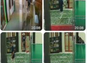 Dua Orang Pria tertangkap CCTV Melakukan Pencurian Kotak Amal Masjid