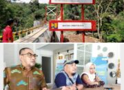 Proyek 5,6 miliar jembatan gantung dibangun amburadul rekanan didenda 250 juta diduga kuat ada kongkalikong dengan pihak balai besar