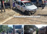 Ambulance dan Sepeda Motor Terlibat Kecelakaan di Jalinbar Pringsewu
