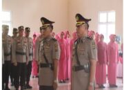 Kapolres Pimpin langsung Upacara Sertijab Kabag OPS Polres Lampung Tengah